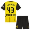 Maillot de Supporter Borussia Dortmund Bynoe Gittens 43 Domicile 2024-25 Pour Enfant